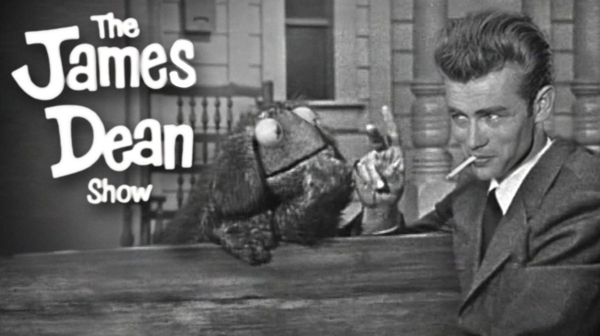 KermitmentPod's tweet photo. In honor of James Dean's birthday, we wanted to recognize his work on The James Dean Show.
The show ran from 1963 to 1966, and it's where Kowlf A. Dog got his big break and became the first nationally famous Morppet.
#morppets https://t.co/tXm406HwBr