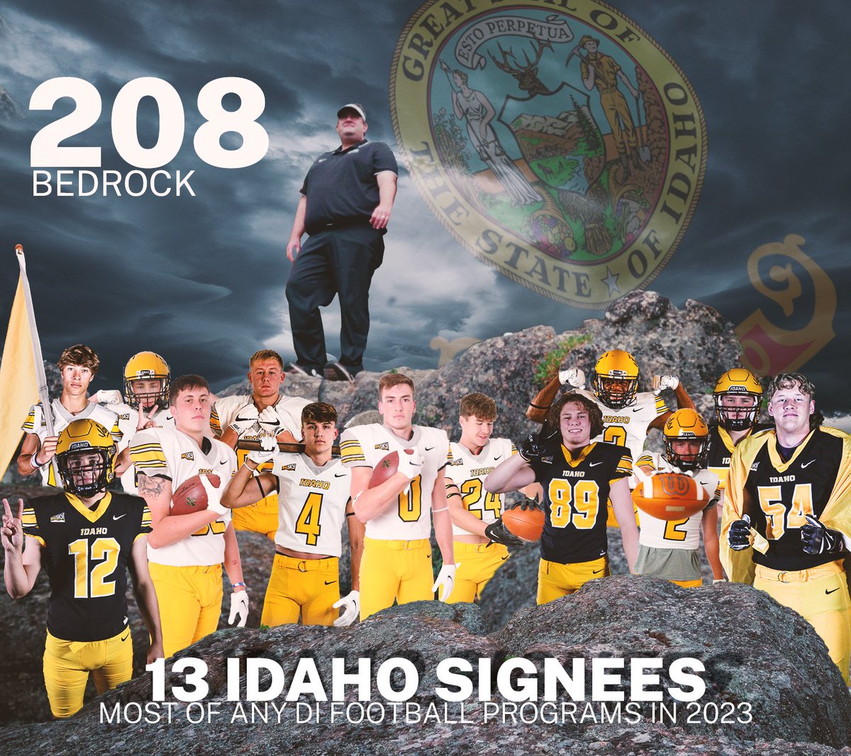 Happy 2/08, Idaho! The 208 will continue to be a vital part of the foundation of Vandal Football! #GoVandals