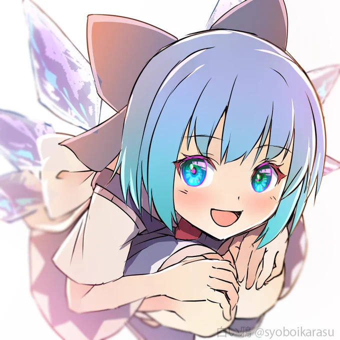 ⑨#東方project #イラスト #チルノ 