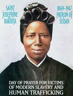 On this, the International Day of Prayer to Stop Human Trafficking and the feast day of St. Josephine Bakhita of Sudan, patron of human trafficking victims, our hope is for people of all beliefs to work to prevent every form of human exploitation and coercive control.