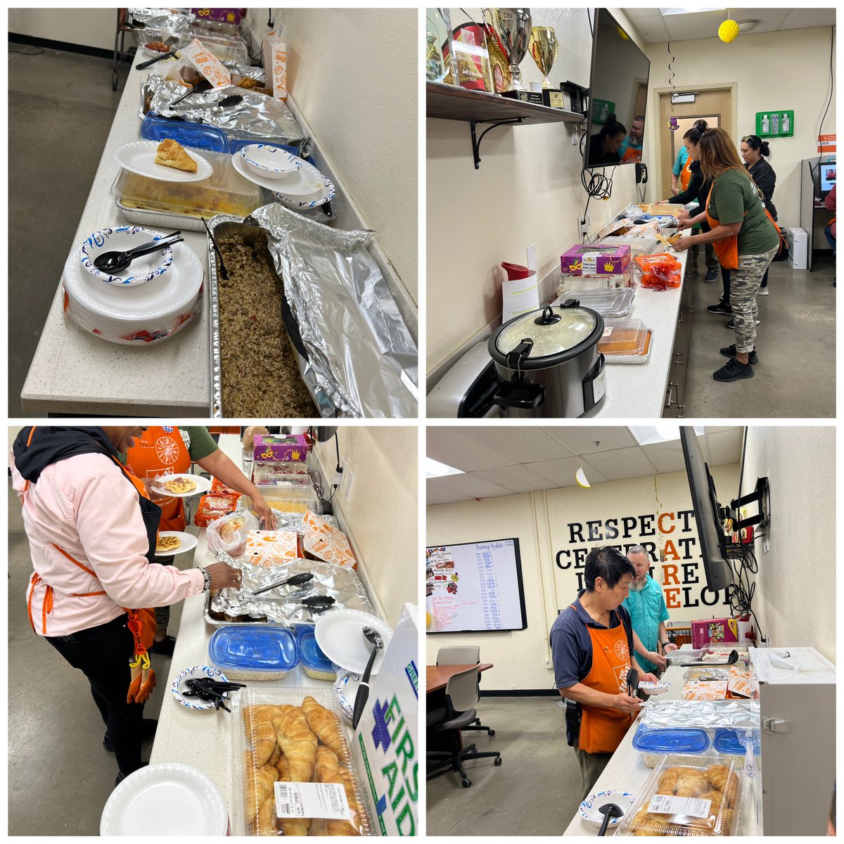 NOASM6530's tweet photo. MO’City Specialty Appreciation day 3 in action with Pot Luck from Dhs to appreciate all Specialty associates. Thank you all! ☺️@smitty04 @6546sm @Ericalynette29 @ekolaura1 @MoCityOASM @Ramona_Coleman_ @RD_Jones23 @BrendanMcDowel9 @madeniaelaine https://t.co/ESOmNq0vsF