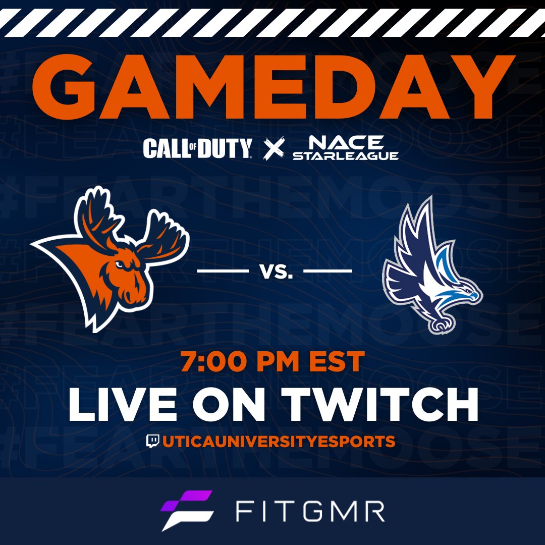 Utica University Esports (@uticaesports) on Twitter photo ๐จUtica Call of duty returns tonight for week 2 of <a href="/nacestarleague/">Playfly College Esports</a> @ 7:00PM EST!๐จ
Utica has not dropped a single map so far this season in any of their official matches๐ฅ๐ Can we keep the streak going? ๐
You do not want to miss this stream ๐ฏtwitch.tv/uticauniversitโฆ ๐จUtica Call of duty returns tonight for week 2 of <a href="/nacestarleague/">Playfly College Esports</a> @ 7:00PM EST!๐จ
Utica has not dropped a single map so far this season in any of their official matches๐ฅ๐ Can we keep the streak going? ๐
You do not want to miss this stream ๐ฏtwitch.tv/uticauniversitโฆ