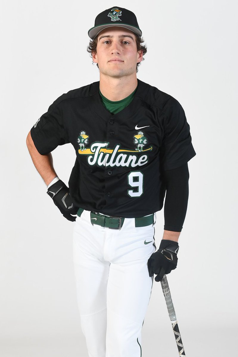 GreenWaveBSB's tweet image. Lil&apos; whoadie ready to run it back in 9⃣ Days. 

#RollWave 🌊⚾️ | @jakelap9