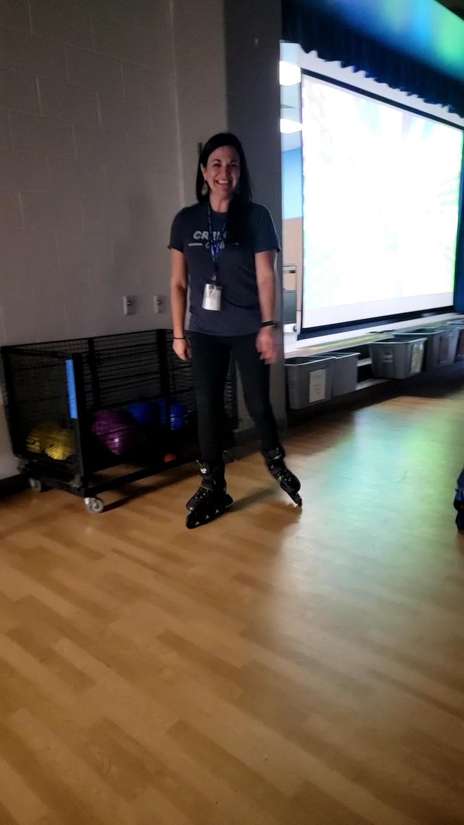 When your 5th graders ask you to skate with them in PE you do it even though it has been 20 yrs!