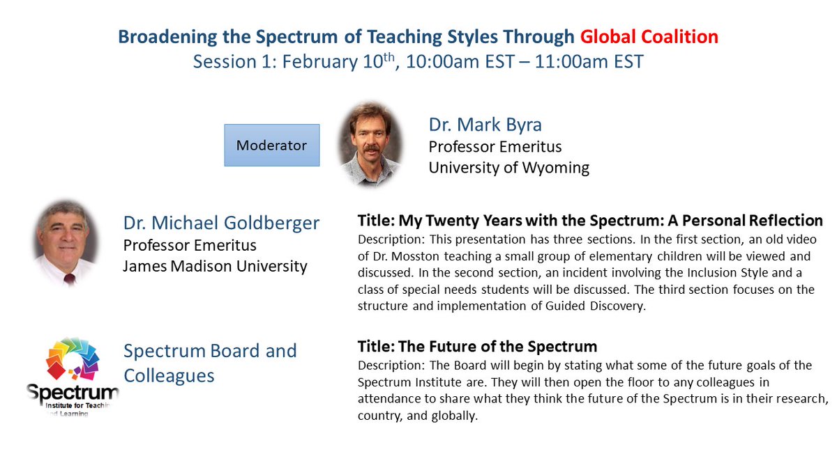 spectrumots's tweet photo. Don't forget that Session 1 of our workshop series is this Friday! Check out the program below,
#education #workshop #SPECTRUM #SITL #SOTS #Teaching #teachingstyles #International https://t.co/2Xyt2Lj6ZQ