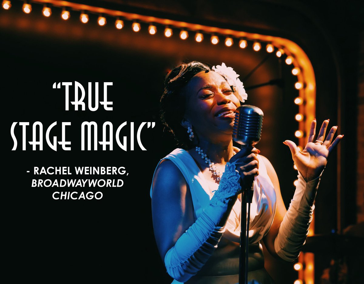 Lady Day is officially open and audience and critics can’t get enough!

Seating in the Venus Cabaret Theater is limited so get your tickets before it’s too late: mercurytheaterchicago.com/lady-day-at-em…