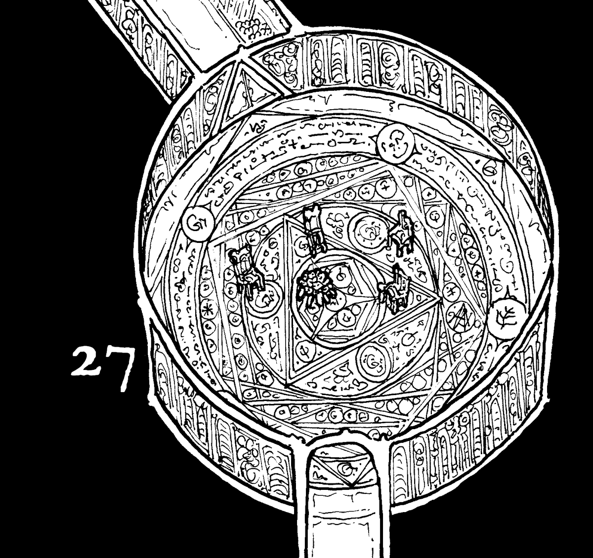 Edweirdian's tweet photo. The latest update for my #dungeon23, the Apocalypse Archive - areas 25-30, featuring the goblins of the Fodder Clan. The goblins squat in the tomb of Zothotep fhe Hyperlich, using his ever-replenishing canopic jars as a gruesome pantry: https://t.co/aE4IfH6Nvo https://t.co/J4eLy6dGKf