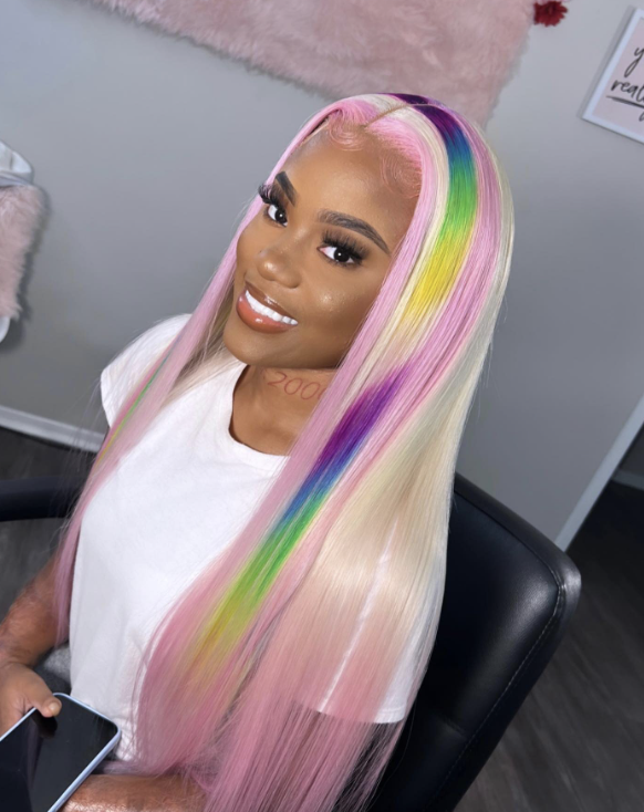 LuxuryHairInt's tweet photo. Lettin’ my hair do the talking 🦄 #woman #colorful #wig #wiginstall #lacefrontwig #Loveyourself #softgirlera #softlife #lifestyle #luxury #fy #FYP #foryourpage #selflove https://t.co/VqZhXoBcRD