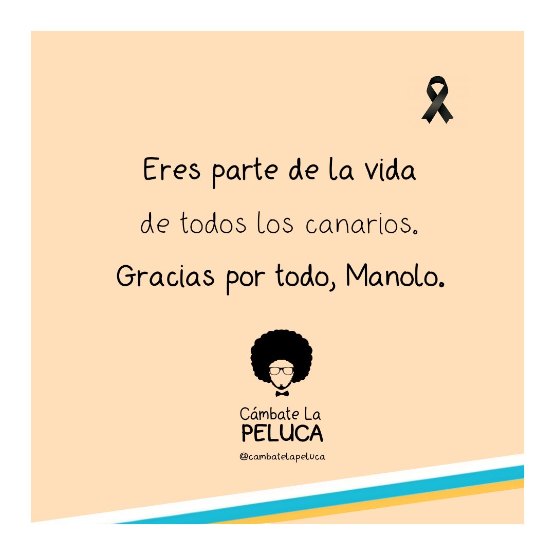 Sin palabras. Gracias por regalarnos esos especiales de fin de año, gracias por todos los momentos de risas que nos has dado, gracias por tus historias y anécdotas, gracias por llenarnos la vida de alegría.

Eres parte de la vida de todos los canarios. Manolo Vieira, gracias.