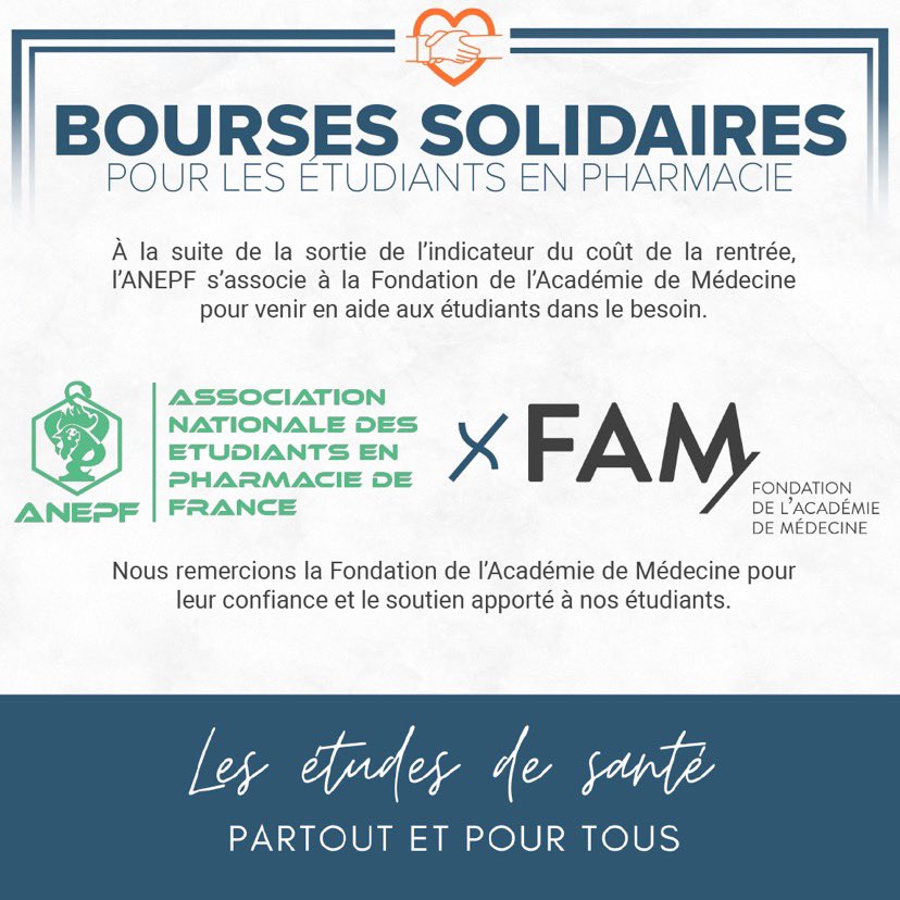 Valentine_dSv's tweet photo. Très fière d’avoir collaboré avec la FAM sur ce projet pour les #étudiants en Pharmacie!💊

👉🏻25 étudiants en Pharmacie ont bénéficié d’une aide financière pour leurs besoins de première nécessité.

🗣️Notre situation financière ne doit pas être un frein pour nos études! https://t.co/IIsq6aWKsj