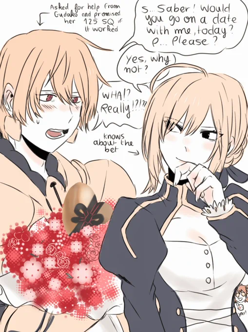 Midnight post #FGO #FGOラジオ Last drawing is a ko-fi comm for  