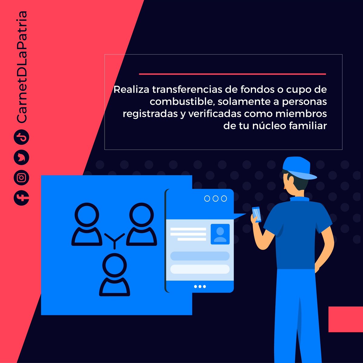 CarnetDLaPatria's tweet photo. #PENDIENTE Usuarios y usuarias. ¿Qué debes hacer si no te llegan los bonos?
El #SistemaPatria, te ofrece las respuestas.

#PatriaGrandeEsCaribe #8Feb https://t.co/AqhtyLe0br