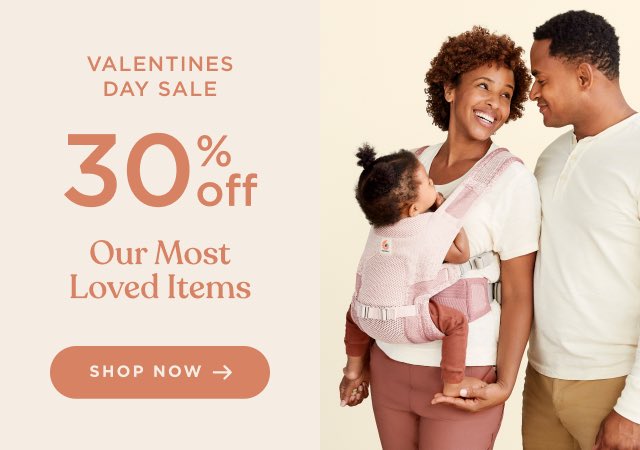 Sweet Valentine’s Day deal from <a href="/Ergobaby/">⭐️</a> 
Use code LOVED30
shrsl.com/3x513