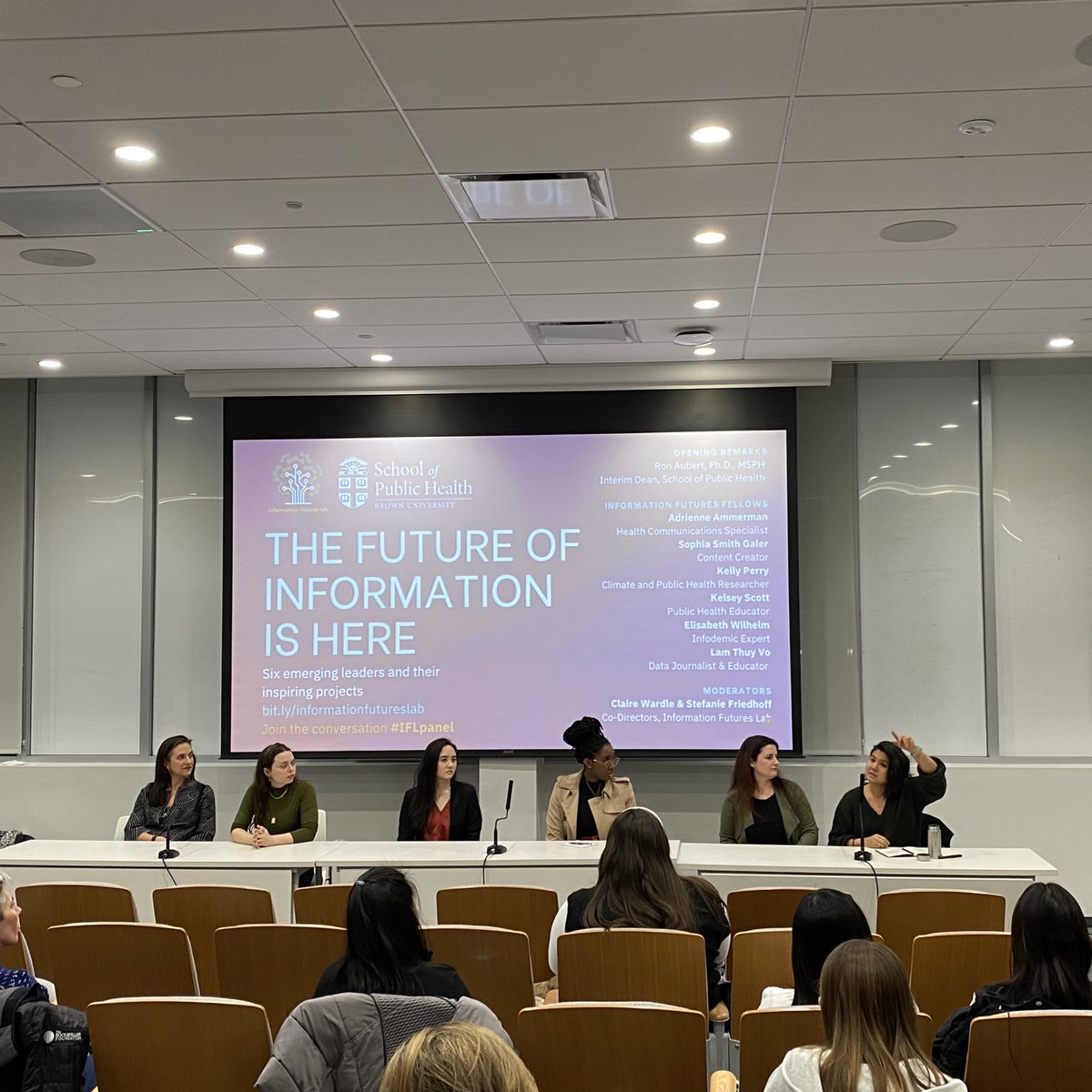 Kung Chen (@kungchen_) on Twitter photo Following this #iflpanel of the first cohort of Information Futures Fellows <a href="/IFL_Brown/">Brown Information Futures Lab</a>
Tune in to listen to their inspiring stories and projects
<a href="/sophiasgaler/">Sophia Smith Galer</a>
<a href="/KellyPerryMPH/">Kelly (เชอรี่) Perry, MPH</a>
<a href="/ewilhelm/">Elisabeth Wilhelm</a>
<a href="/lamthuyvo/">Lam Thuy Vo</a> Following this #iflpanel of the first cohort of Information Futures Fellows <a href="/IFL_Brown/">Brown Information Futures Lab</a>
Tune in to listen to their inspiring stories and projects
<a href="/sophiasgaler/">Sophia Smith Galer</a>
<a href="/KellyPerryMPH/">Kelly (เชอรี่) Perry, MPH</a>
<a href="/ewilhelm/">Elisabeth Wilhelm</a>
<a href="/lamthuyvo/">Lam Thuy Vo</a>