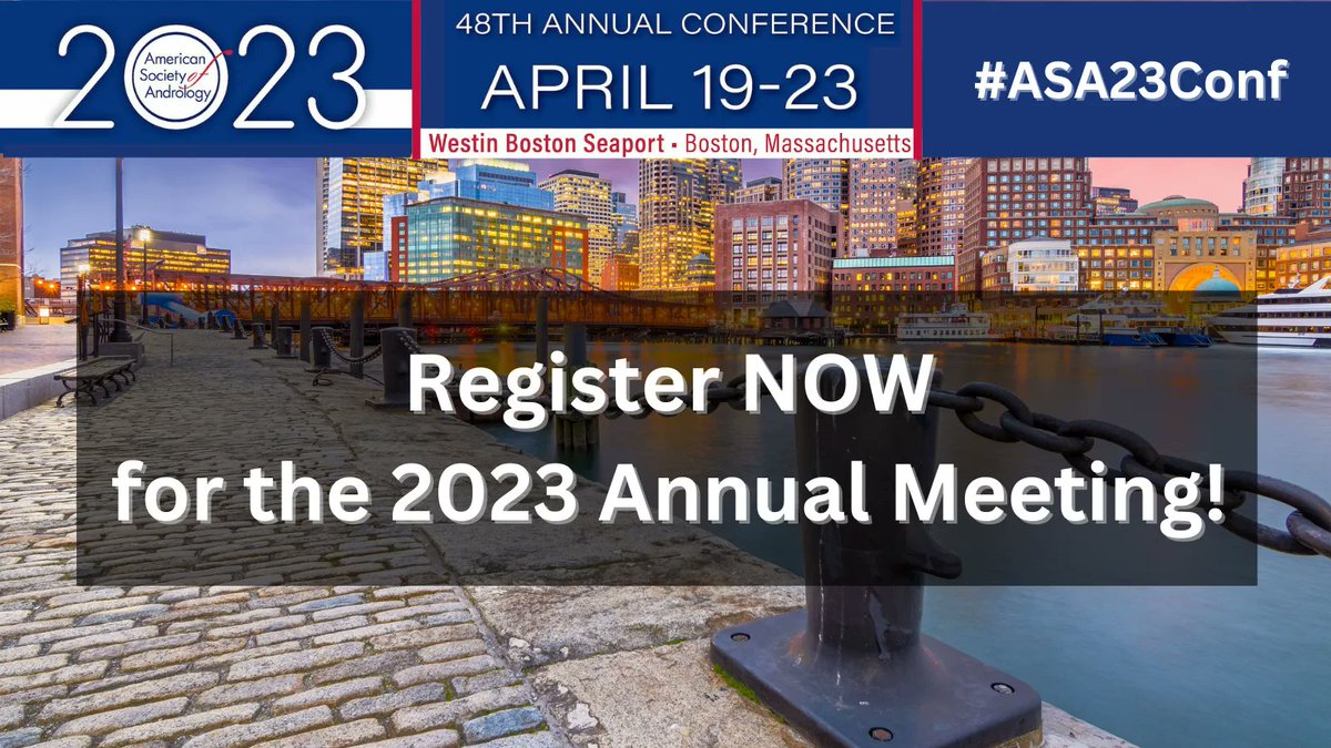 Registration is OPEN for the #ASA23Conf! Take advantage of early bird pricing, and secure your spot today. Learn more about all this year's meeting has to offer here: buff.ly/3XgBHhS
