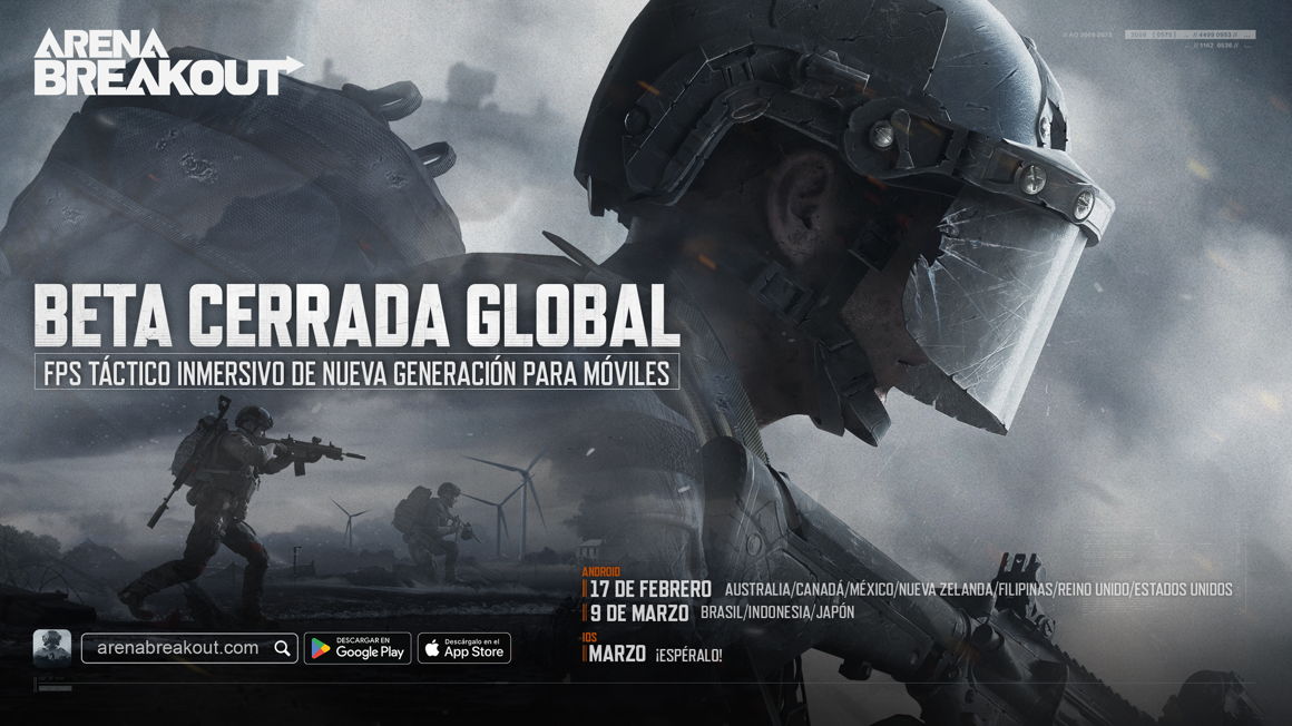 Cinemaniaticos1's tweet image. Cinéfilos!! #MoreFunStudiosGroup, ha anunciado la próxima beta cerrada del shooter táctico "#ArenaBreakout" a partir del 17 de febrero y estarán disponibles por etapas para Android y iOS. 🔥😱

+Info: n9.cl/2uqiq 🎮🕵️‍♂️
¿Qué les parece? #BetaCerrada #ArenaBreakout