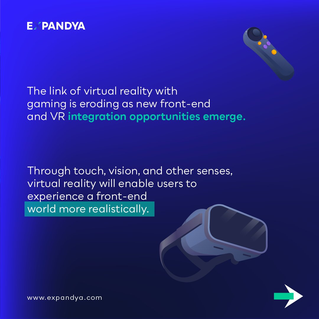 expandyacompany's tweet image. As virtual reality technologies progress we will be enabled to create a variety 🧑💻 of environments and experiences. Reach Us!: hubs.ly/Q01BMKXj0
#Frontendsoftwareengineer #backendsoftwareengineer #engagement