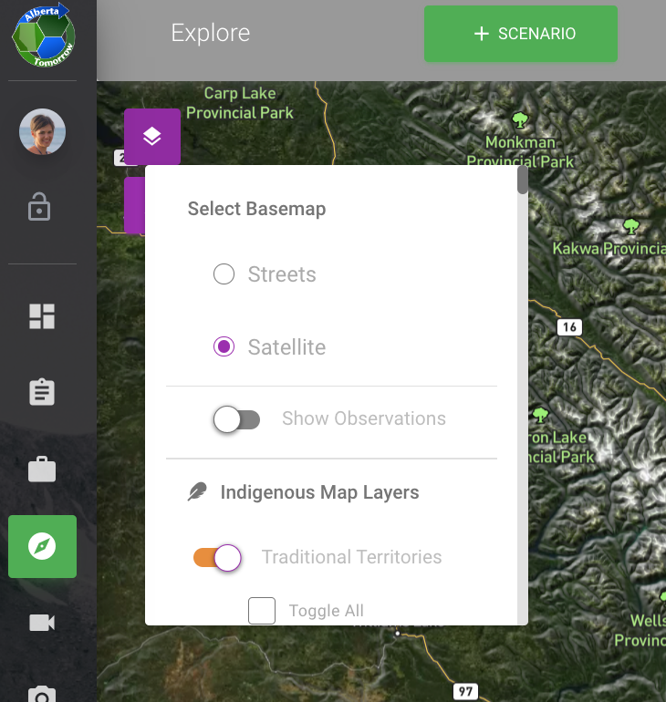 AlbertaTomorrow's tweet image. Have you seen our #abindigenous map overlays?  Register to gain access.  Contact us for a FREE lesson planYYCFieldtrips, #onlinelearning #climatechangeed  #abed #ablanduse #abstudents #abteachers #edtech #abwater #abwatersheds #climatechange #rvsed #ablanduse #simulationtech