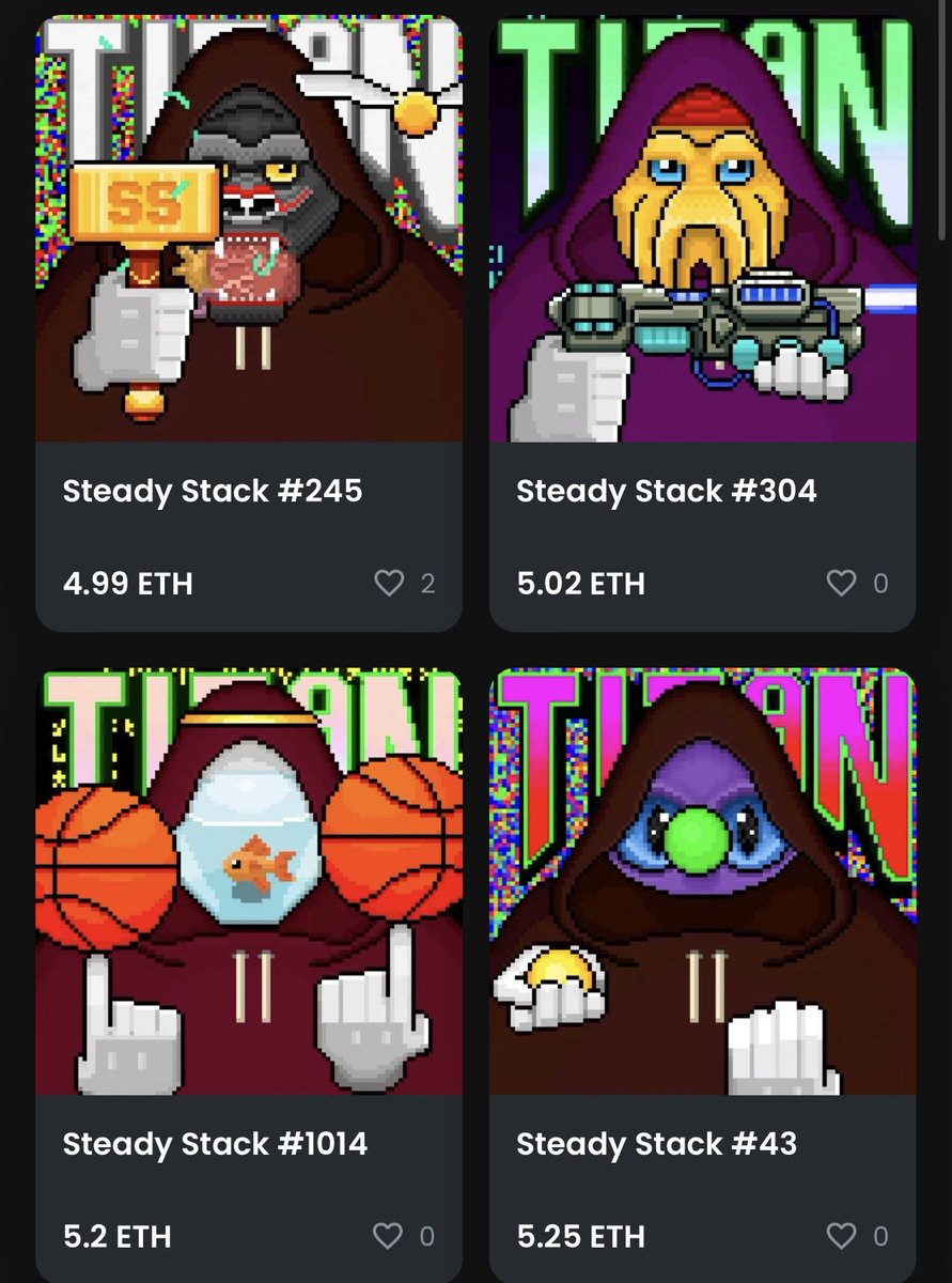 RIncomeGuardian's tweet photo. How many times over the past year did you not wish that you had gotten into NFTs a bit earlier and had the chance to get into projects like @BoredApeYC or @proof_xyz?
Well #steadystacktitans, here we F$$$ing are!!!
@SteadyStackNFT https://t.co/4WkFyzCntF
