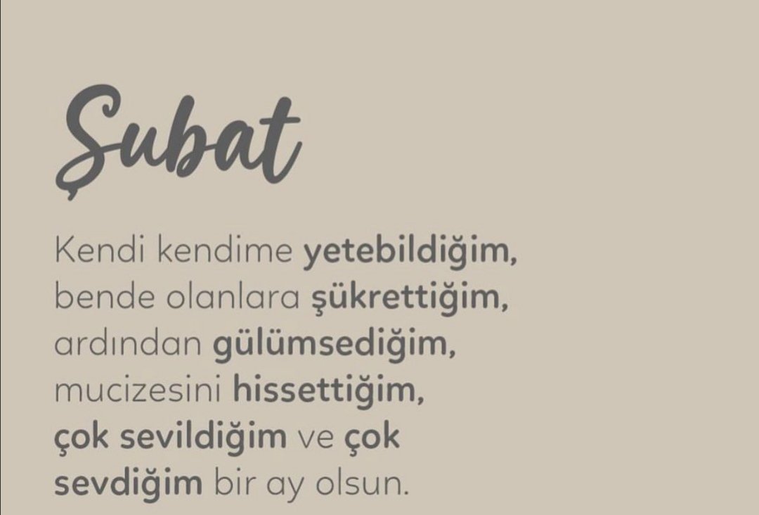 #şubat !!