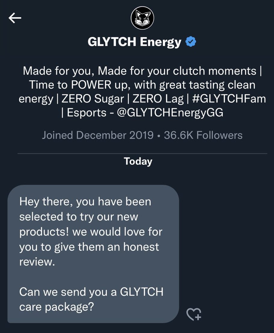 GLYTCHEnergy's tweet image. Who wants this DM?👀

We will be choosing some Followers who Like + Retweet this Tweet!
