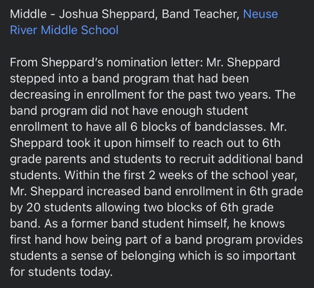 Mr. Sheppard is our DKP First-Year Teacher! 🎉 What a fun morning getting to join in on his surprise celebration. We are so lucky to have him working at NRMS and growing our arts department! #theskywasneverthelimit #NRMSRavens