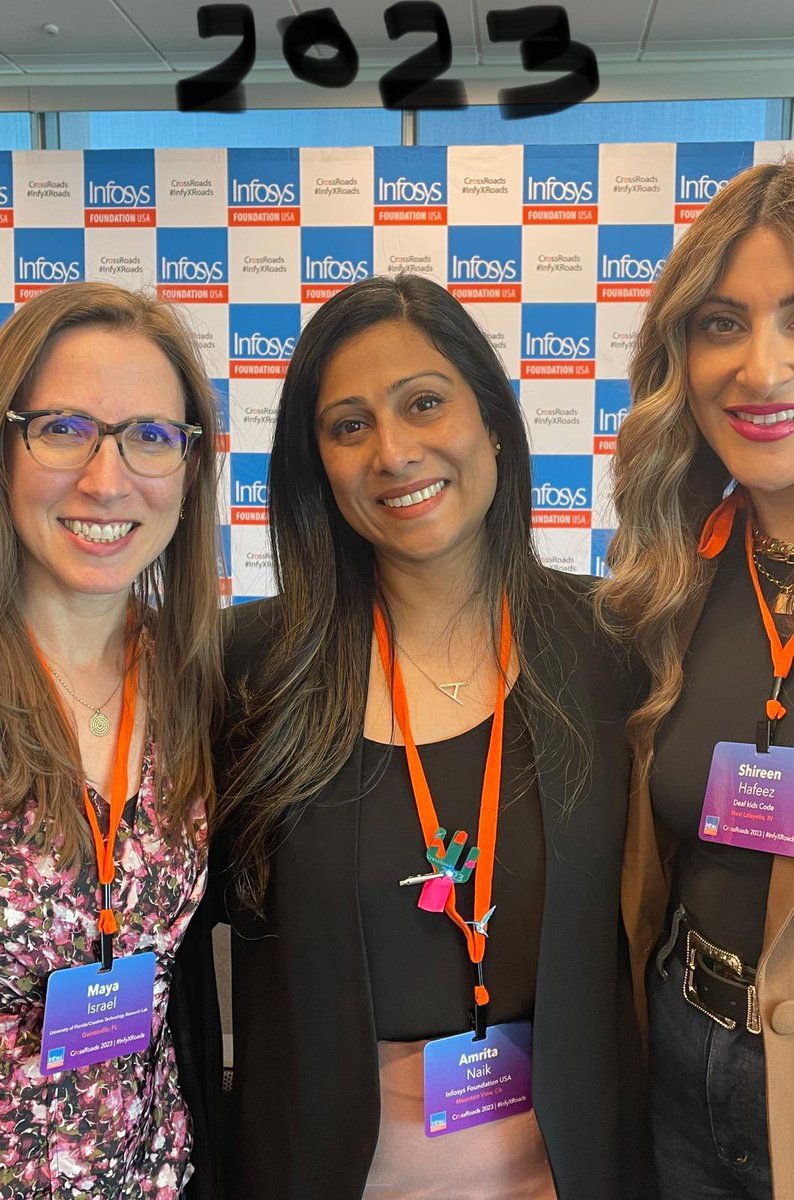Amrita Naik (@amznaik) on Twitter photo 2018 #InfyPathfinders to 2023 #InfyXRoads - only getting stronger…still the warriors for classroom diversity & inclusion <a href="/InfyFoundation/">Infosys Foundation USA</a> <a href="/deafkidscode/">Shireen Hafeez</a> <a href="/misrael09/">Maya Israel (she/her)</a> #specialeducationadvocacy 2018 #InfyPathfinders to 2023 #InfyXRoads - only getting stronger…still the warriors for classroom diversity & inclusion <a href="/InfyFoundation/">Infosys Foundation USA</a> <a href="/deafkidscode/">Shireen Hafeez</a> <a href="/misrael09/">Maya Israel (she/her)</a> #specialeducationadvocacy