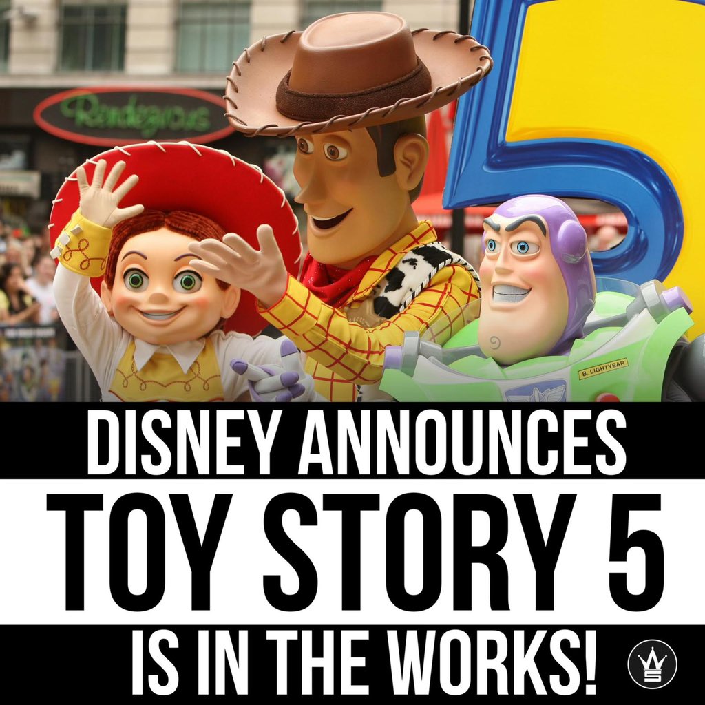 WORLDSTARHIPHOP on X: 'TOY STORY 5' is officially in the works at Pixar  says Disney CEO Bob Iger. He also announced a sequel to “Zootopia” and  “Frozen.” Are y'all looking forward to