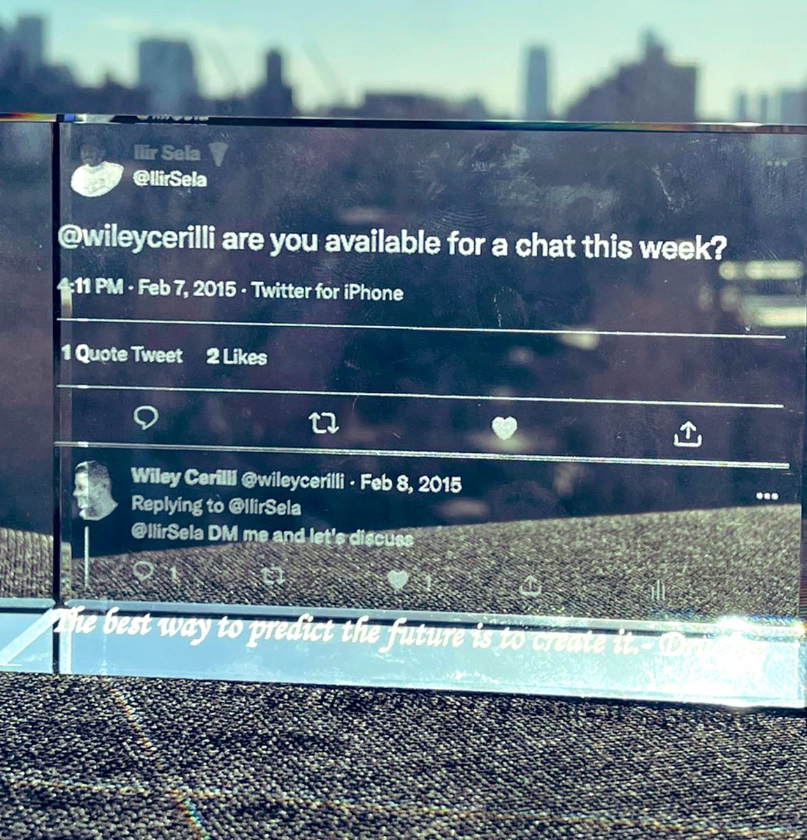 8 years ago I was operating <a href="/slice/">Slice 🍕</a> as a bootstrapped company when I reached out to a number of great leaders in the restaurant tech space — <a href="/wileycerilli/">Wiley Cerilli</a> is the only one who responded. He opened so many doors for me which helped me scale to what is now a >$100M revenue company.