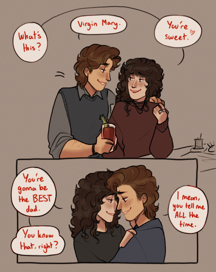 lazyjunebug's tweet photo. WELCOME BACK FROM THE SHADOWS EVERYONE have some pre dads <33
#steddie #strangerthings https://t.co/xeFfmi9l3W