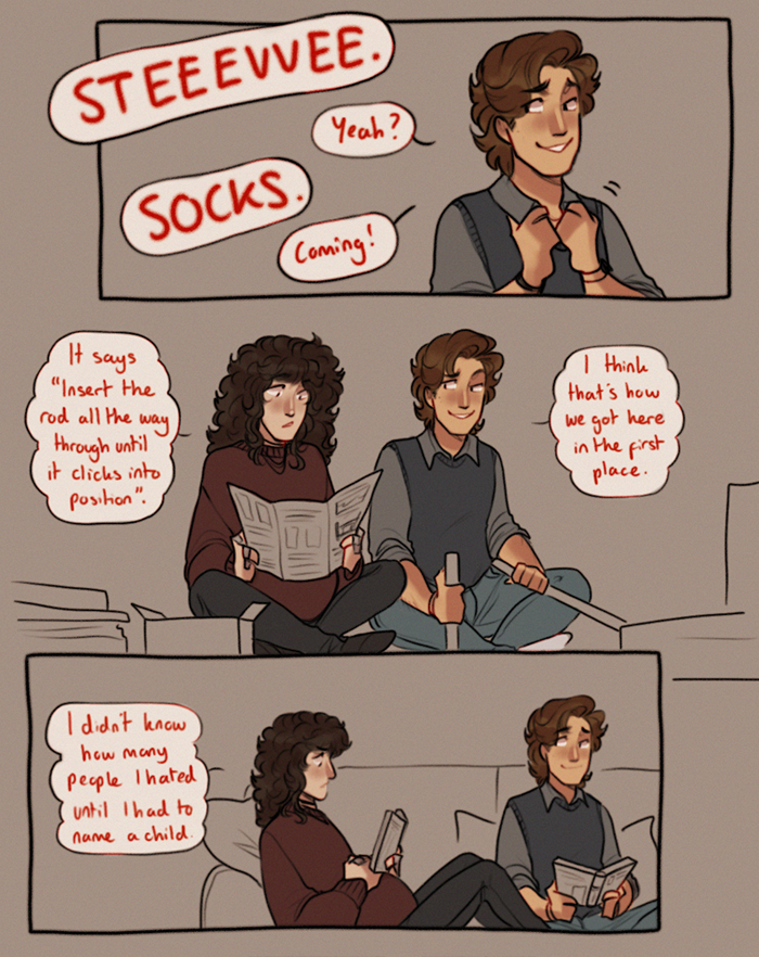 lazyjunebug's tweet photo. WELCOME BACK FROM THE SHADOWS EVERYONE have some pre dads <33
#steddie #strangerthings https://t.co/xeFfmi9l3W