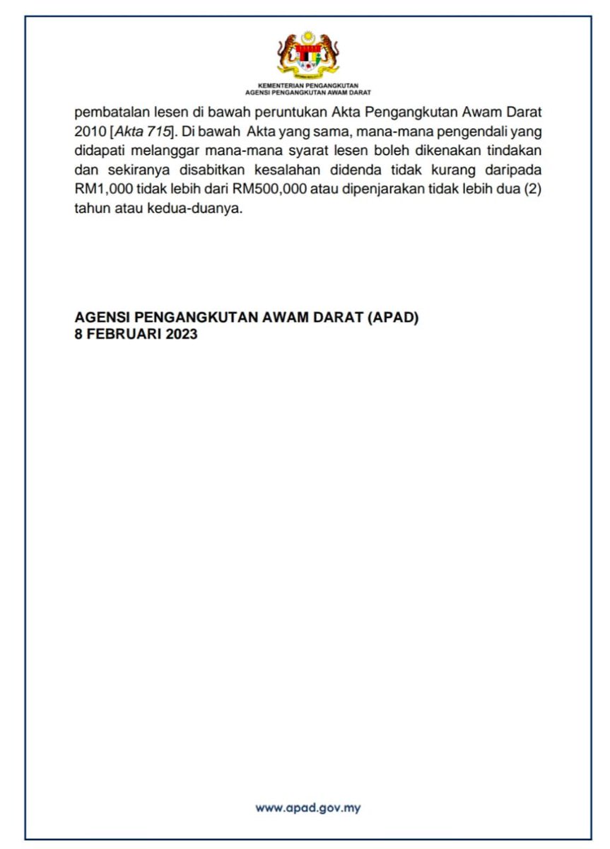 HEBAHAN SIARAN MEDIA
MAKLUM BALAS APAD BERHUBUNG INSIDEN KEMALANGAN VAN PERSIARAN DI KM 4.8 JALAN TURUN GENTING HIGHLANDS