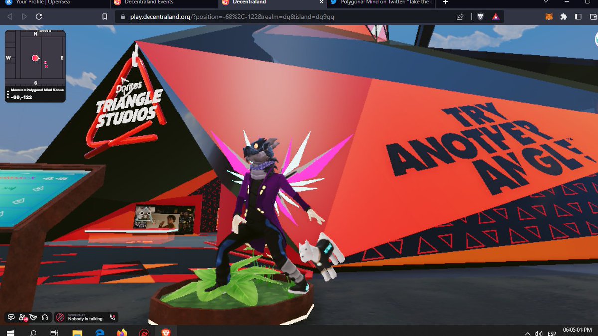 KingDrakoDCL's tweet photo. @polygonalmind @Doritos @decentraland #DoritosTriangleStudios #Polygonalmind #Decentraland
0xfba5c049896285f2bd21063bfe2206d13a952fb4 https://t.co/T2ProAMBl0