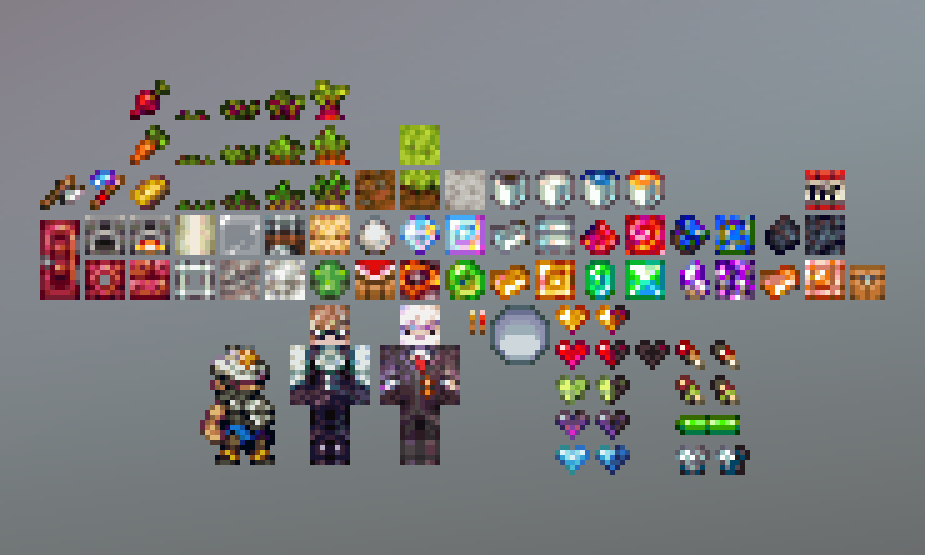 Diggin' Minecraft Style
Minecraft Style
Might make an 8x8 resource pack in the future if I decide to learn how.
#Minecraft #pixelart