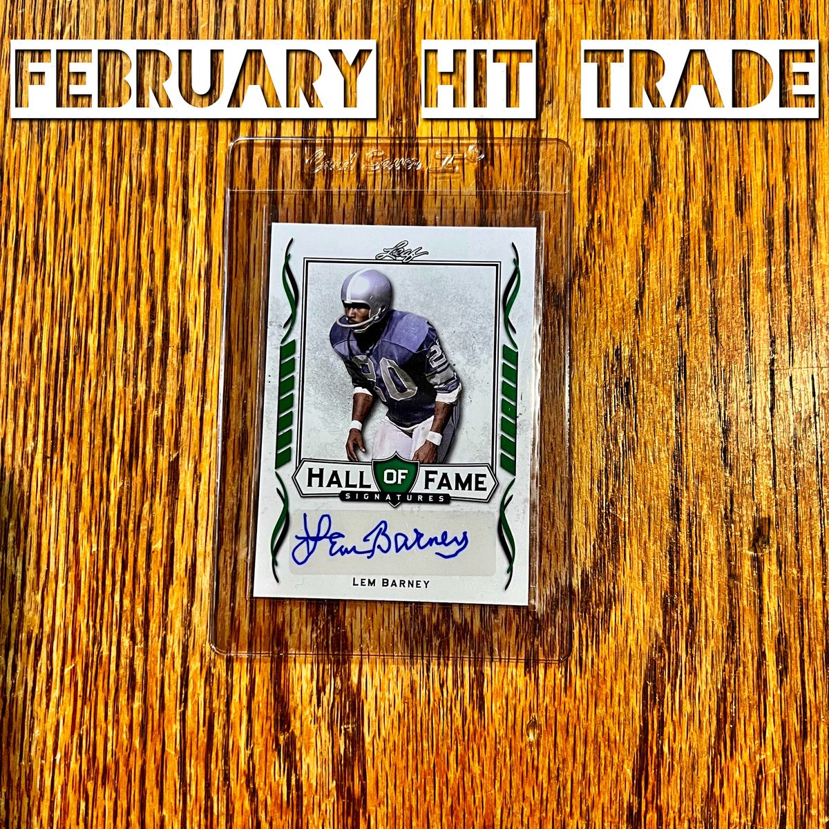ShuffleTrades's tweet photo. A lucky trader in the February Trade will receive a certified Lem Barney autograph card. Get your trades in before the end of the month! https://t.co/oQWEpCvqcO #ttm #autograph #autographs #autographcollector #sportscards #tradingcards #shuffletrades #football #nfl #lembarney https://t.co/LHa8YUjkmO