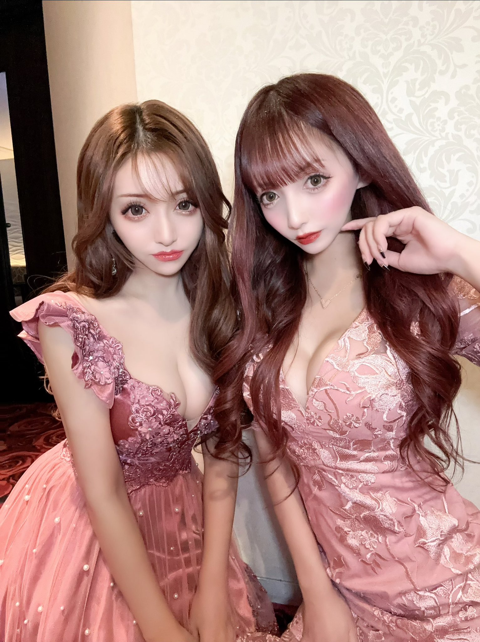 値下げ！【さくりなコラボ】キラキラローズ&レオパード柄浴衣