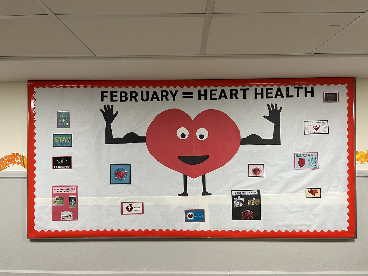 LaspinaCoach's tweet image. February = Heart Health #FECC @HWPSBulldogs