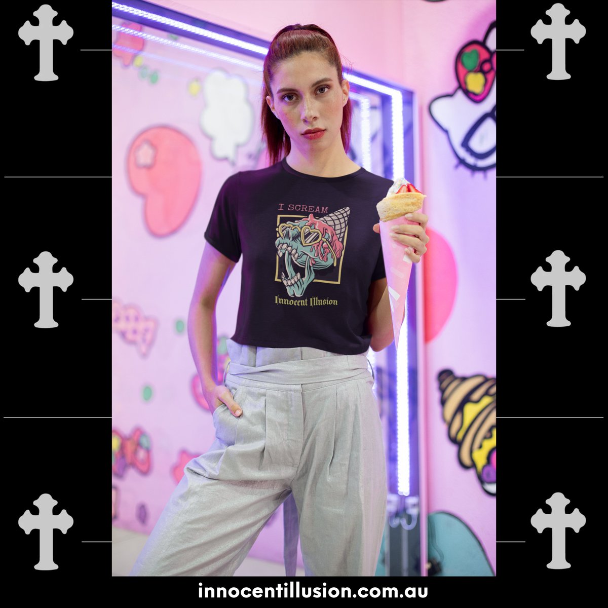 InnocentIlusion's tweet image. 💗💚I Scream, You Scream, We All Scream.. BLEGH 😝🖤
.
.
#emo #emogirl #gothgirl #gothfashion #pastelgoth #pastel #tattoo #altgirl #altfashion #alternative #alternativegirl #alternativefashion #metal #scream #scenegirl #punk #punkgirl #love #fashion #summer #australia #grunge