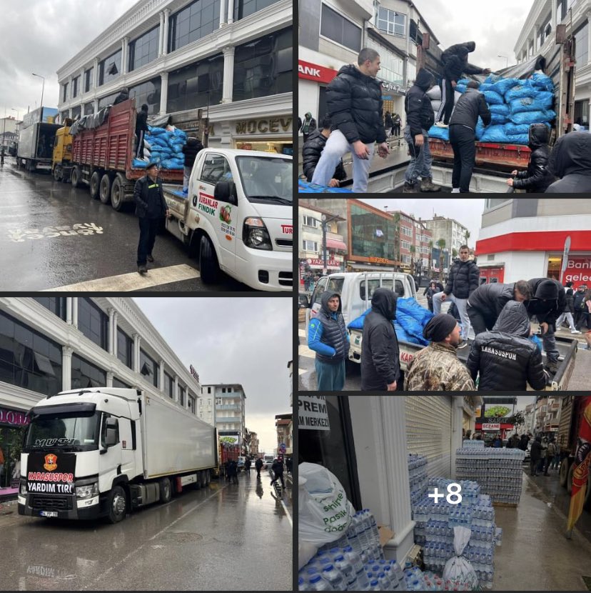 7. Tırımızın yükü  iş makinaları olmak üzere 8. ve 9. Tırlarımızı Doldurup Deprem Bölgesine Yolladık. Teşekkürler Karasu Halkı. 🙏
#deprem
#kuzeyinçocukları