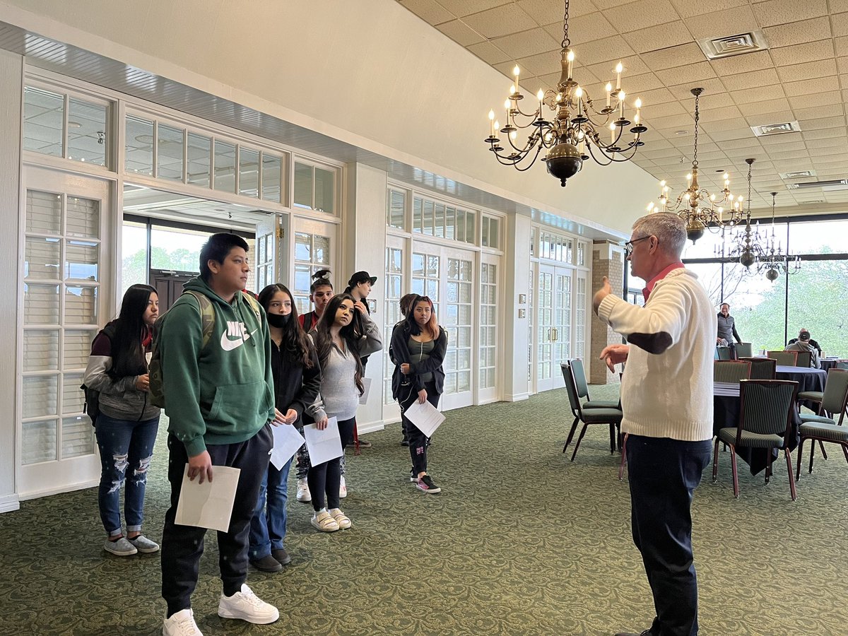 WBTravisECHS's tweet photo. Wonderful visit to Onion Creek Club & Gold Course with our Hospitality PTECH. Got to see some ๐hospitality๐in action and enjoyed a wonderful lunch! Thank you @OnionCreekClub for hosting us! #ptechworks #hospitalityisfun #earlycollege @ACCHSPrograms @AustinISD_ECP https://t.co/2NgTGZYAoz