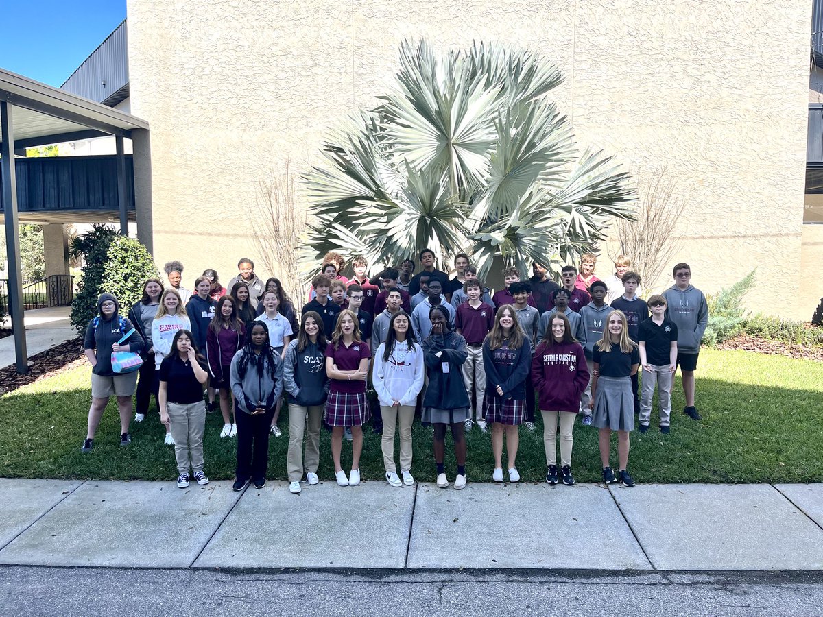 SCAJRHIGH's tweet photo. 🗣 8TH GRADE PARENTS: Don’t forget about the DC meeting tomorrow at 2:00 in the Wilson Center! 
Our 8th graders are so excited, we even practiced our group shots today! 📸 https://t.co/nwvruqB7Bh