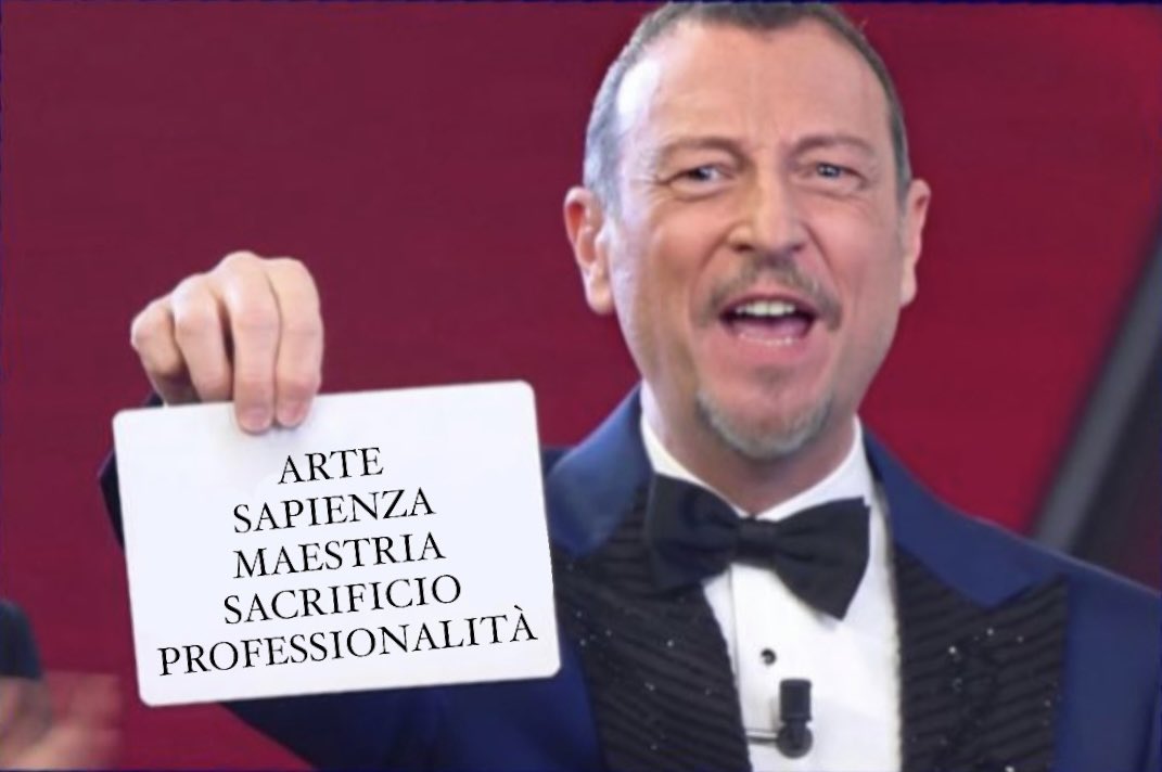 ervockfottuto's tweet photo. ROSA TANTA ROBA POSSO DIRVI MADE IN ITALY È STUPENDA 
#festivaldisanremo #Sanremo2023 https://t.co/pWqjHJsouz