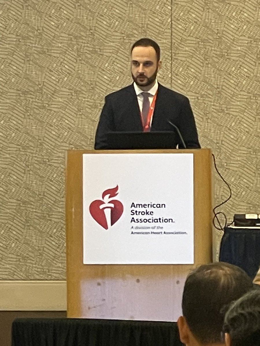 There is good evidence for dual antiplatelets after minor ischemic stroke improving outcomes— are we not using them enough? @ysolow92 found that many of us are not: only 40% were prescribed, and sex disparity exists. We need to do better.#ISC23