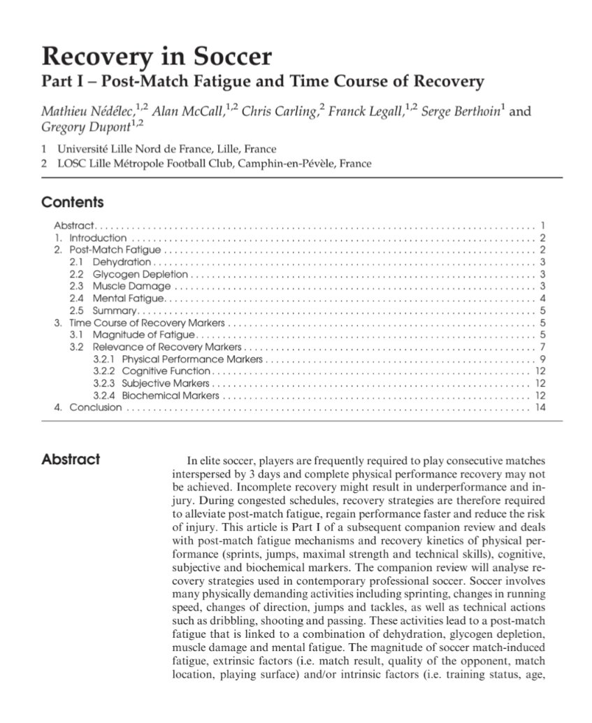hattersley4's tweet photo. ⚽📊 Recovery in soccer: part I - post-match fatigue and time course of recovery

https://t.co/WLsvbPow84 https://t.co/69KkMSsKsT
