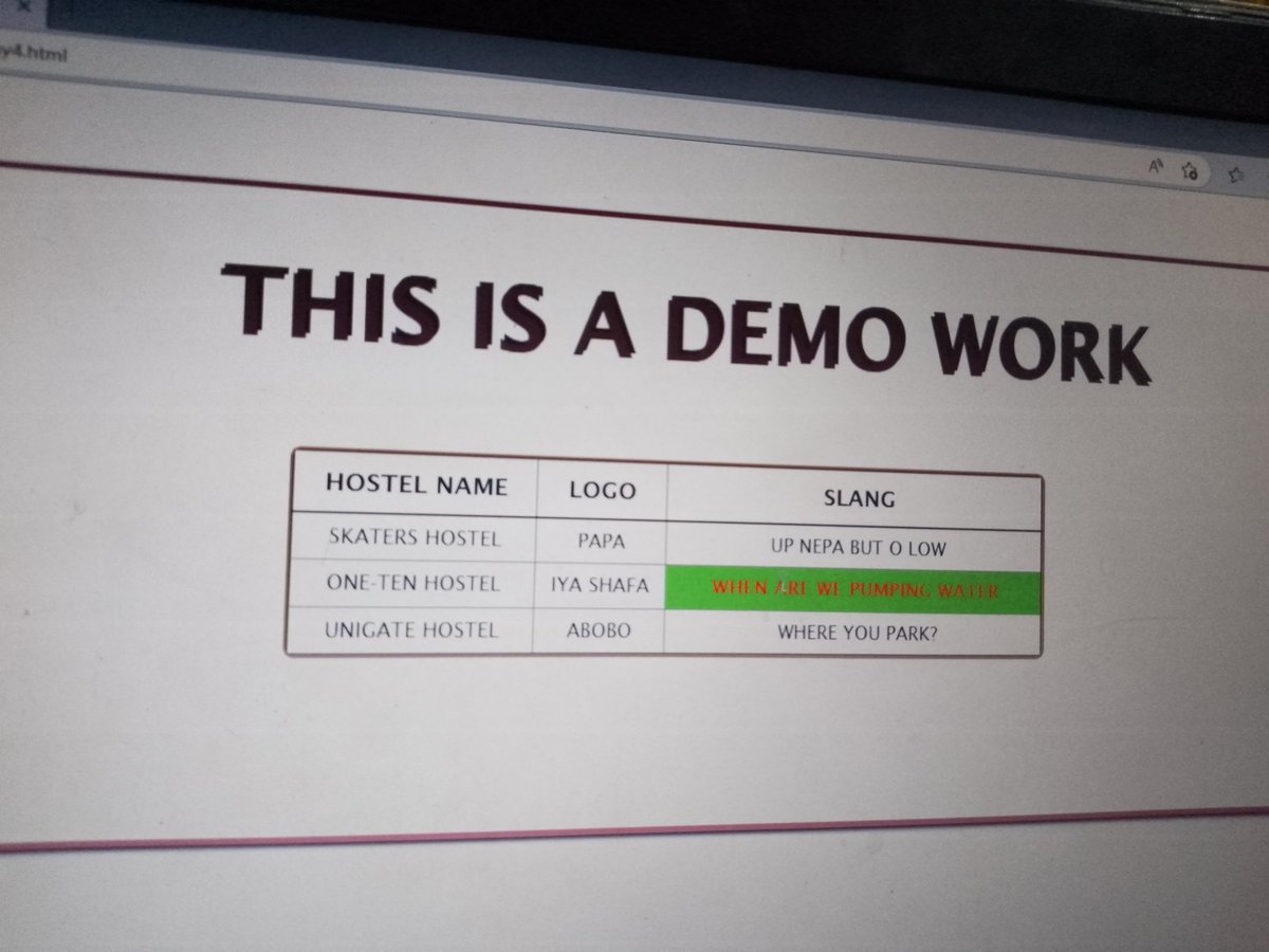 shaft_agba's tweet image. Div, table, hover, text-shadow and box-shadow,. 

Learnt a new way to center a div using the width and margin property.

#100daysofml #100DaysOfCode #consistency
#day4