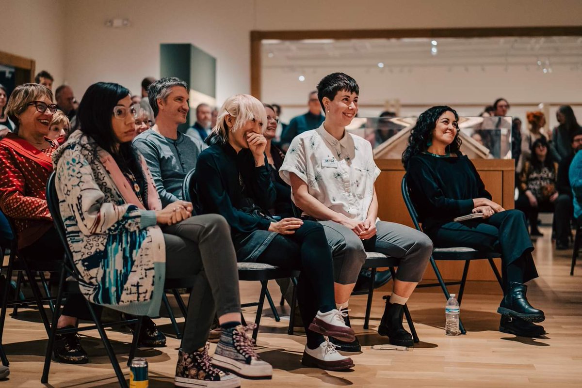 Thanks to everyone who came out to the preview party at the <a href="/MMAMArtStream/">MN Marine Art Museum</a>! My augmented reality Dakota plant knowledge works will be on display until April 30 in Winona, MN so take the beautiful drive down from the cities to see!