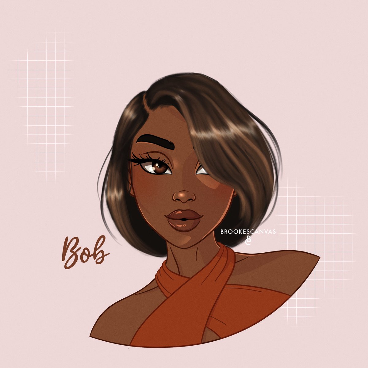 brookescanvas's tweet photo. ✨Day 6 - Bob✨ #28DaysOfBlackHairstyles #BlackHistoryMonth #blackhair #blackart https://t.co/MIkMdzNUtZ