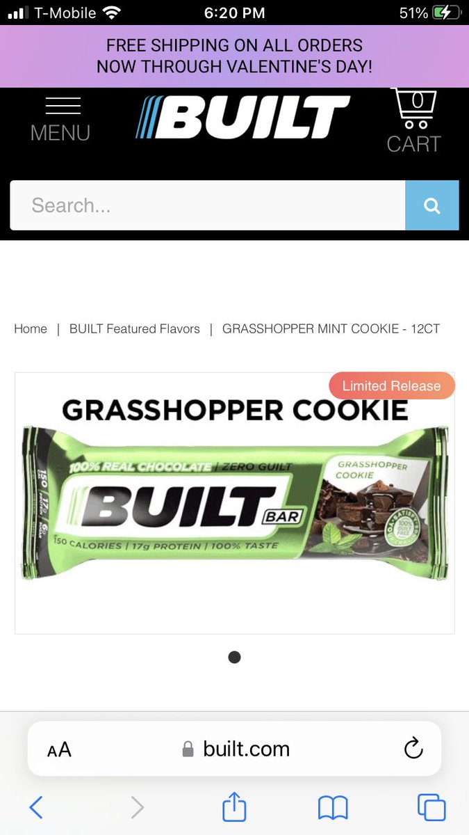 JennyLebel1's tweet photo. Builtbar limited release 
made from our cookies ‘n cream base mixed with pieces of real mint chocolate cookies, delivering a totally new mint and chocolate flavor experience. Grab these while you can, before it's too late! Use my code JCLCOOL for a discount off any order https://t.co/YYjJMbl6pD