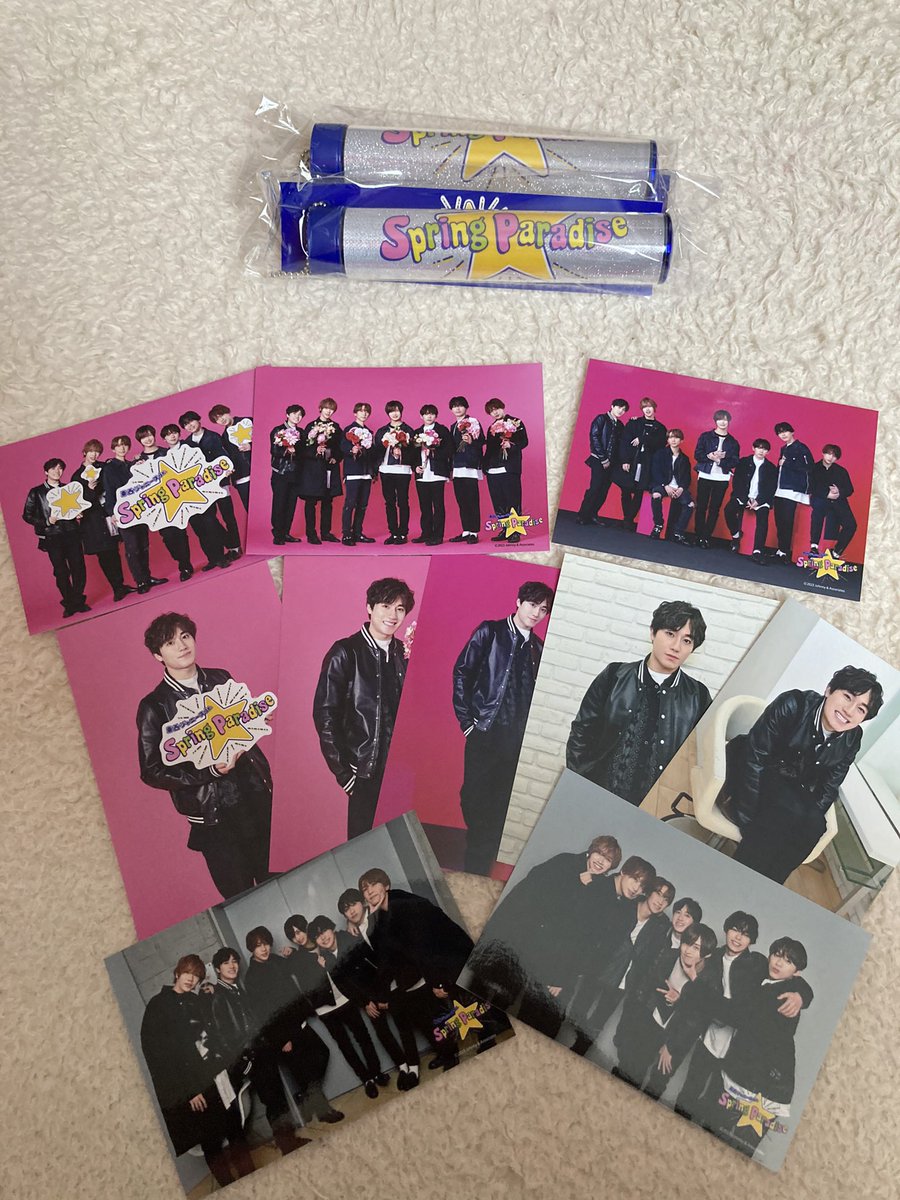 suteki_yan78's tweet photo. インパクのスプパラまであと１ヶ月か。
滝沢歌舞伎でないし、これが最後になるかもしれない。
グッズきた。
チケット明後日くらいかなぁ？
良席祈願🙏 https://t.co/3oUfCJapWm