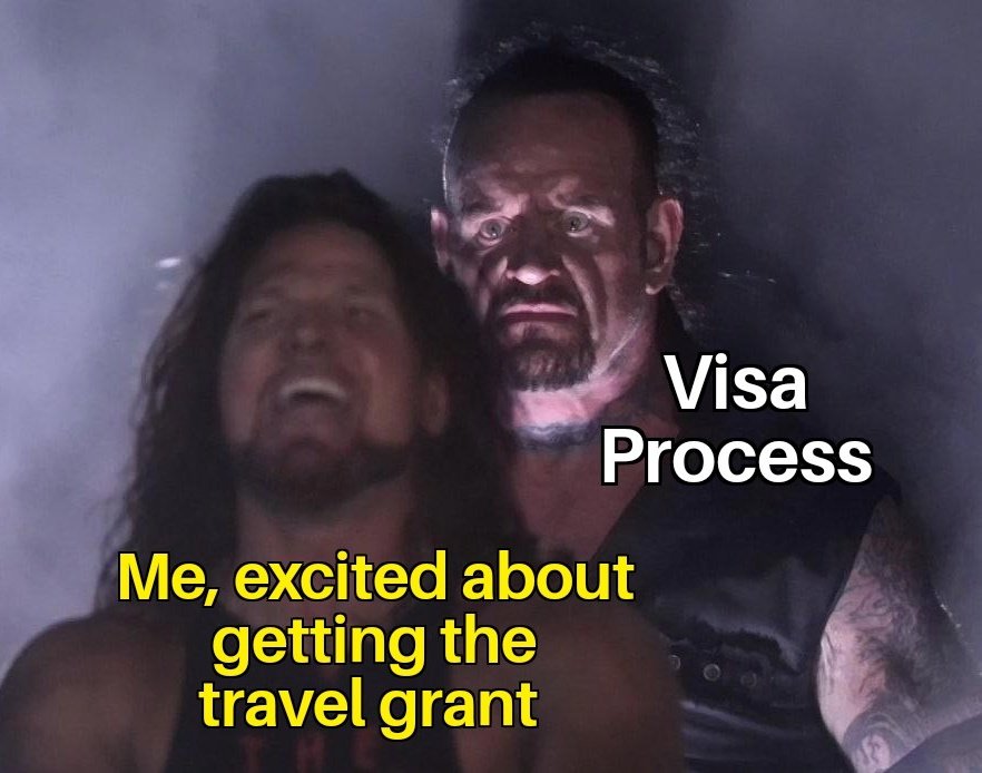 AkshayBirdwatch's tweet image. I can now schedule a #visa appointment in 2025 for a 🇺🇲#conference in 2023. Now, I just have to figure out time-travel.
(I think it should be easier than the visa process)
@PhDVoice @AcademicChatter